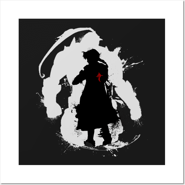 The Brothers Elric - Fullmetal Alchemist Wall Art by Shiron